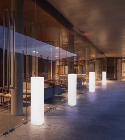 Светильник Цилиндр 25х36 питание от 220, RGB