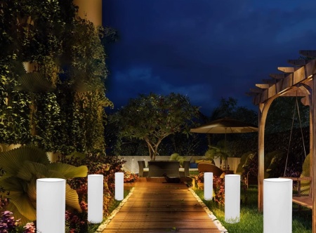 Светильник Цилиндр 25х71 питание от АКБ, RGB